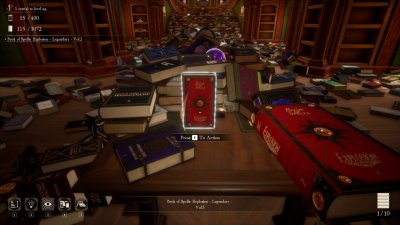 Librarian Tidy Up the Arcane Library